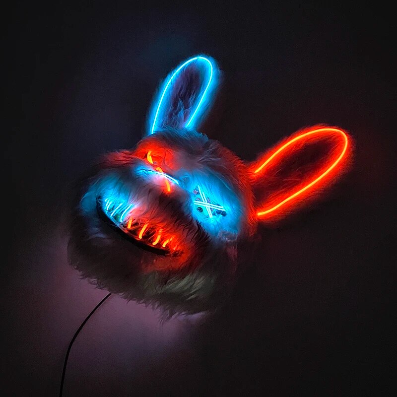 Neon Bunny Mask