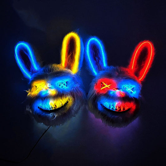 Neon Bunny Mask